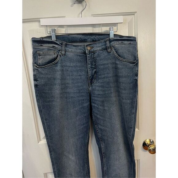 Cheap Monday Straight Leg Jeans Sonic Bail Blue sz 36/34 EUC - Picture 2 of 9